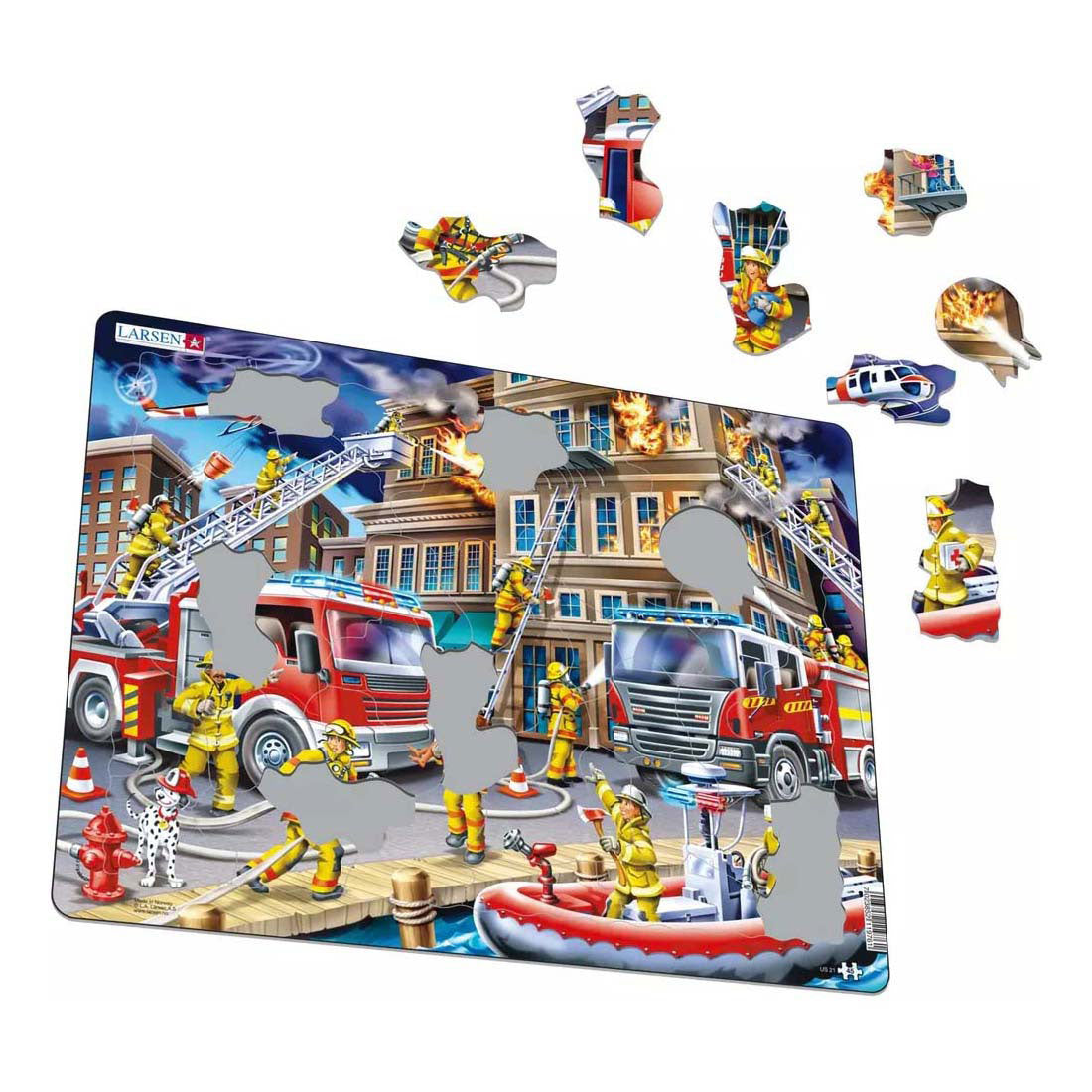 SelectA Larsen puzzle puzzle i pompieri, 45 °.