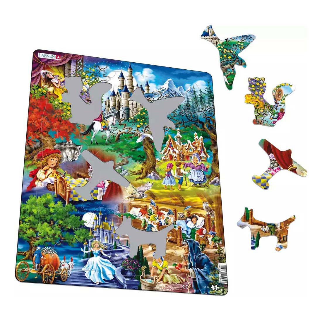 Selecta Larsen Jigsaw Puzzle The Fairy Tales of Grimm, 33º.