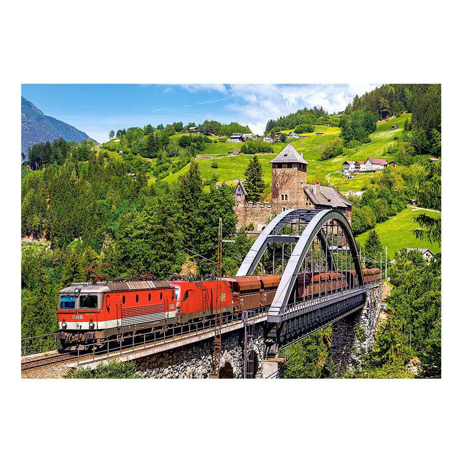 SelectA Castorland Legpuzzel Train sul ponte, 500st.