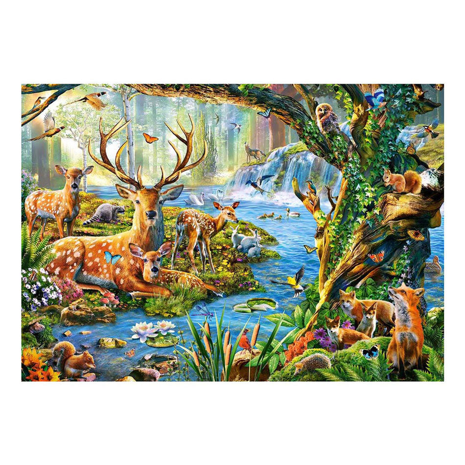 SelectA Castorland Gambe Puzzle Forest Life, 500st.