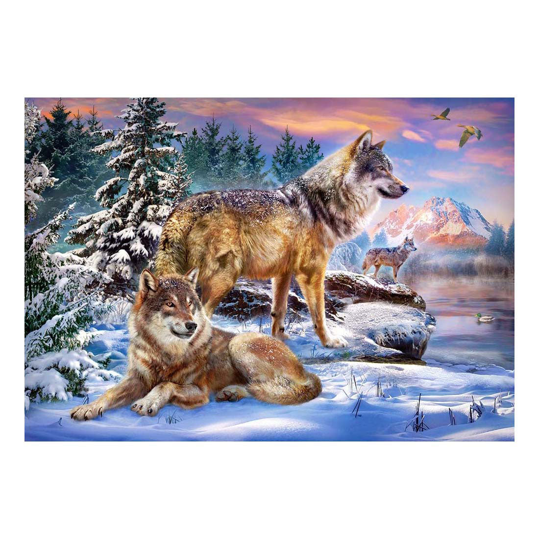 SelectA Castorland Plubbs puzzle Wolfish Wonderland, 500st.