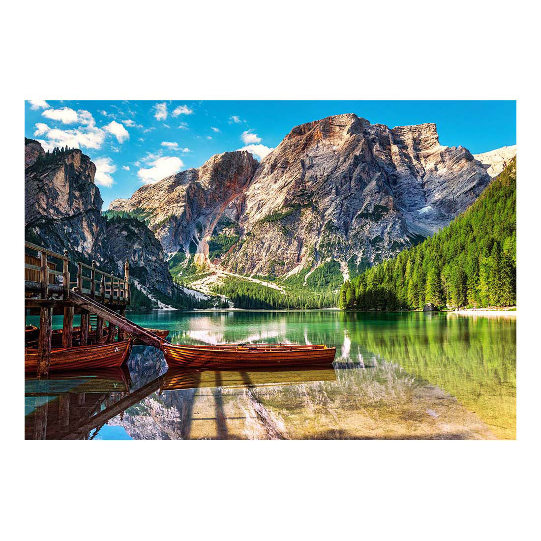 Castorland the dolomites mountains, italy – puzzel – 1.000 stukjes – satijnen afwerking – perfecte pasvorm – europese kwaliteit