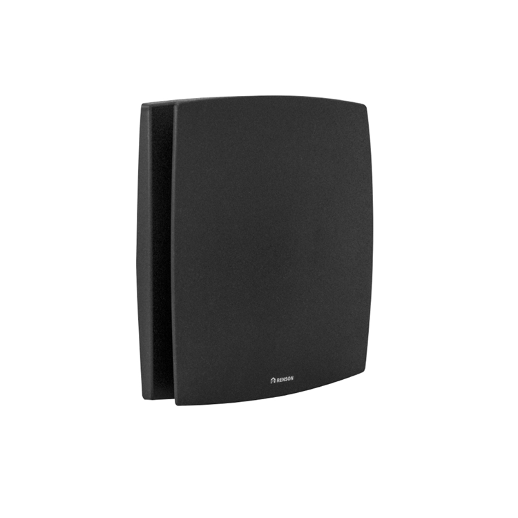 Renson 1069257 - cubierta de ventilador mecánico (9x11-dia 100) 91b (negro) | 2 piezas