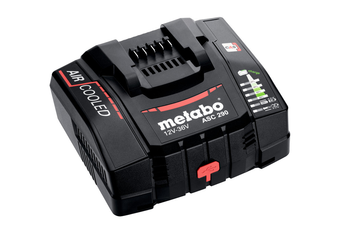 Caricabatterie super veloce Metabo asc 290 - 627370000