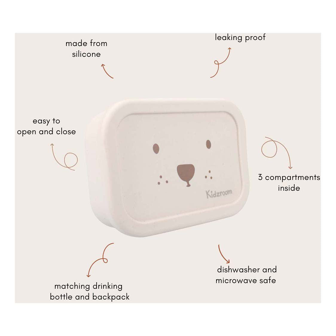 Kidzoom BrooddDrommel adorabile pranzo Teddybeer