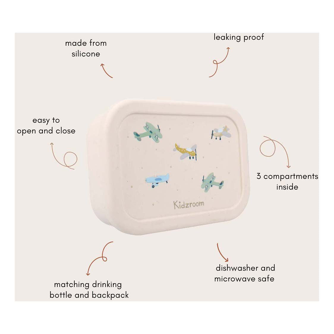 Kidzroom BrooddDrommel Belint Lunch Aircraft