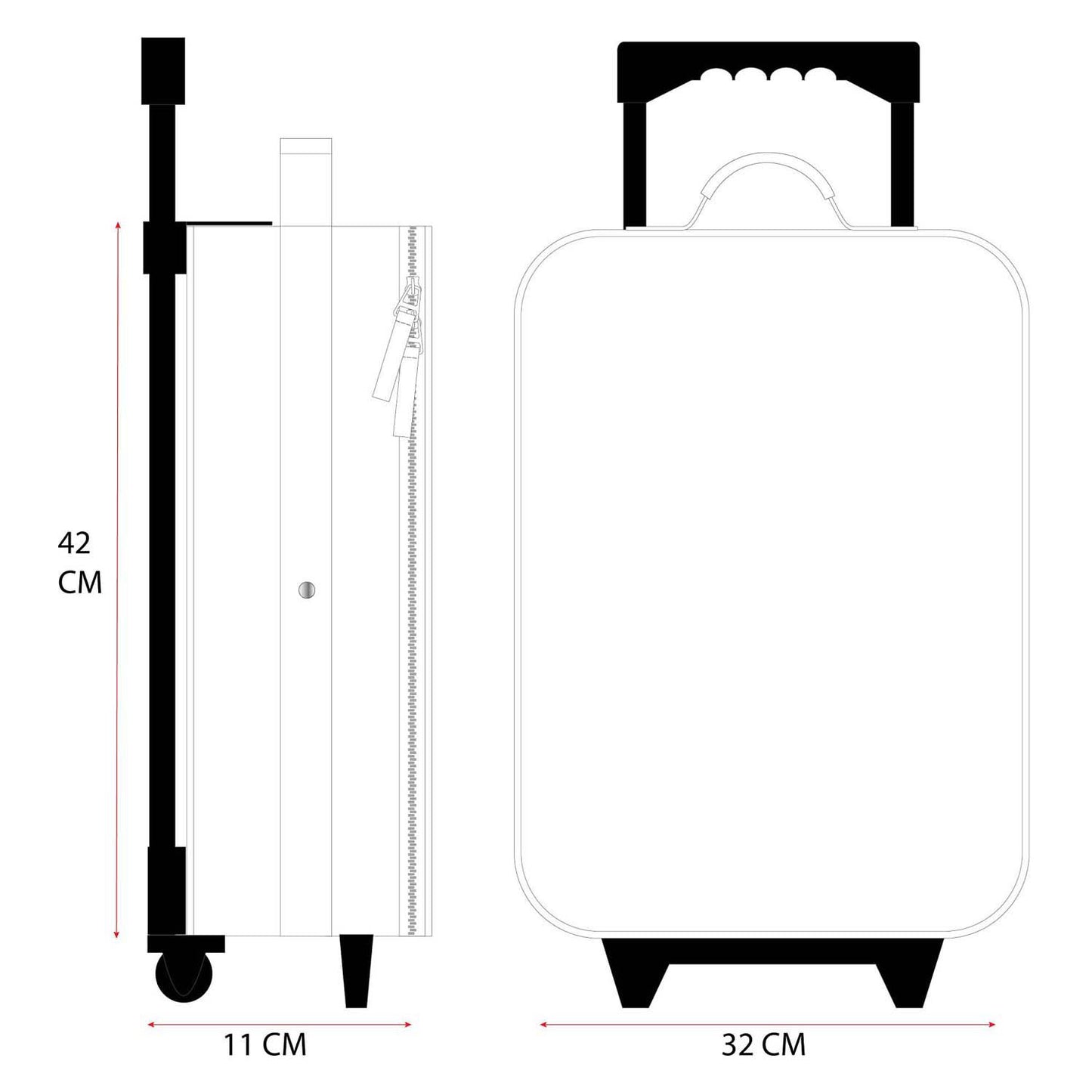 VADOBAG WOEZEL PIP TROLLEY SAME FATTO ALLA ROLLE