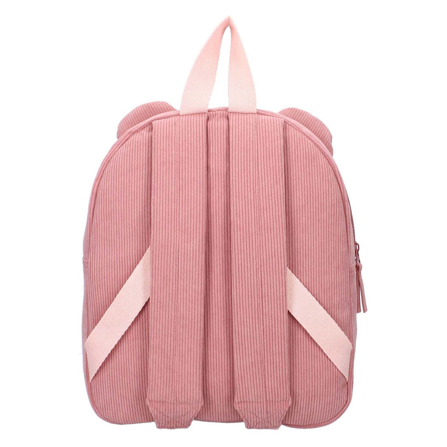 Vadobag mochila divertida cresta y fila - orejas de oso rosa
