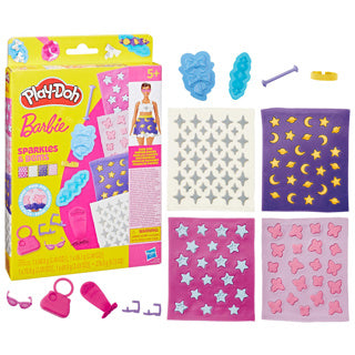 Play-doh barbie brillos y gemas