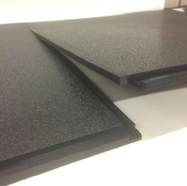 PVC Piso de piso 50x50x1 cada negro