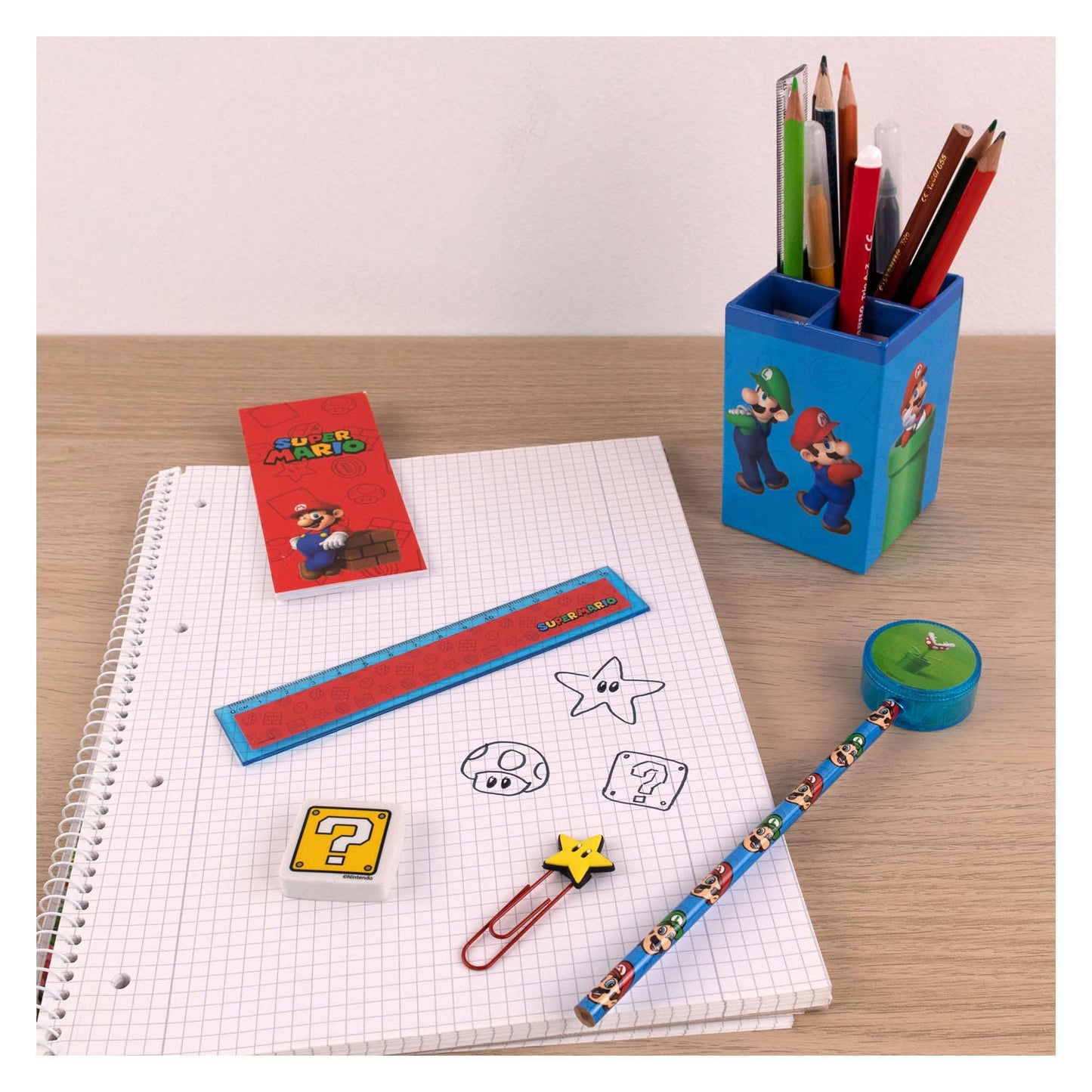 Set da scrivania Super Mario, 7dlg.