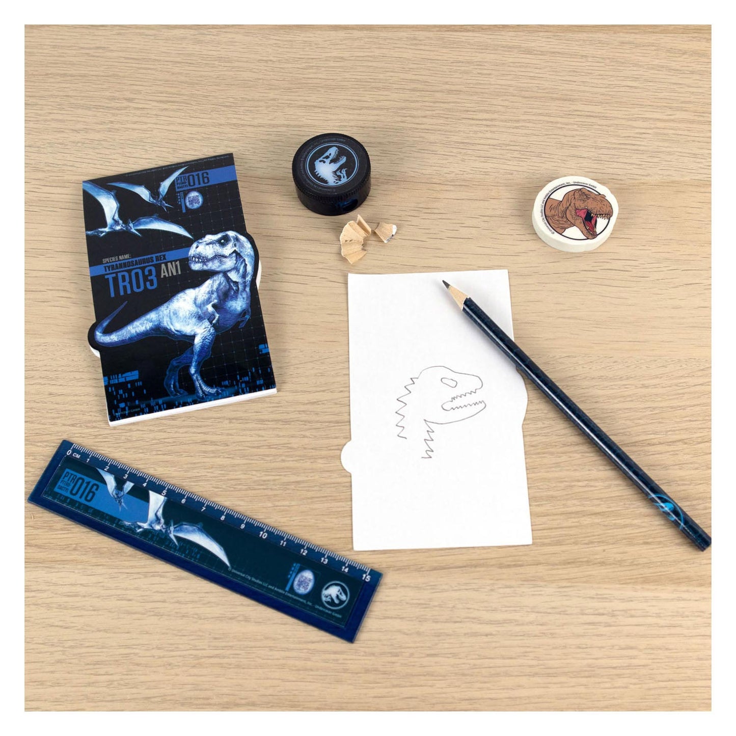 Jurassic World Writing Set, 5dlg.