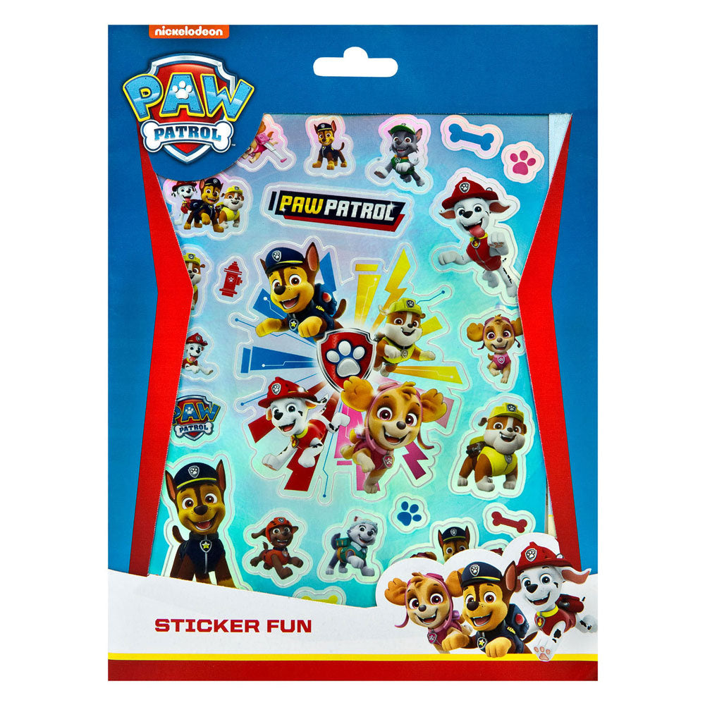 Patrulla de patas de pegatina encubierta, 8 hojas