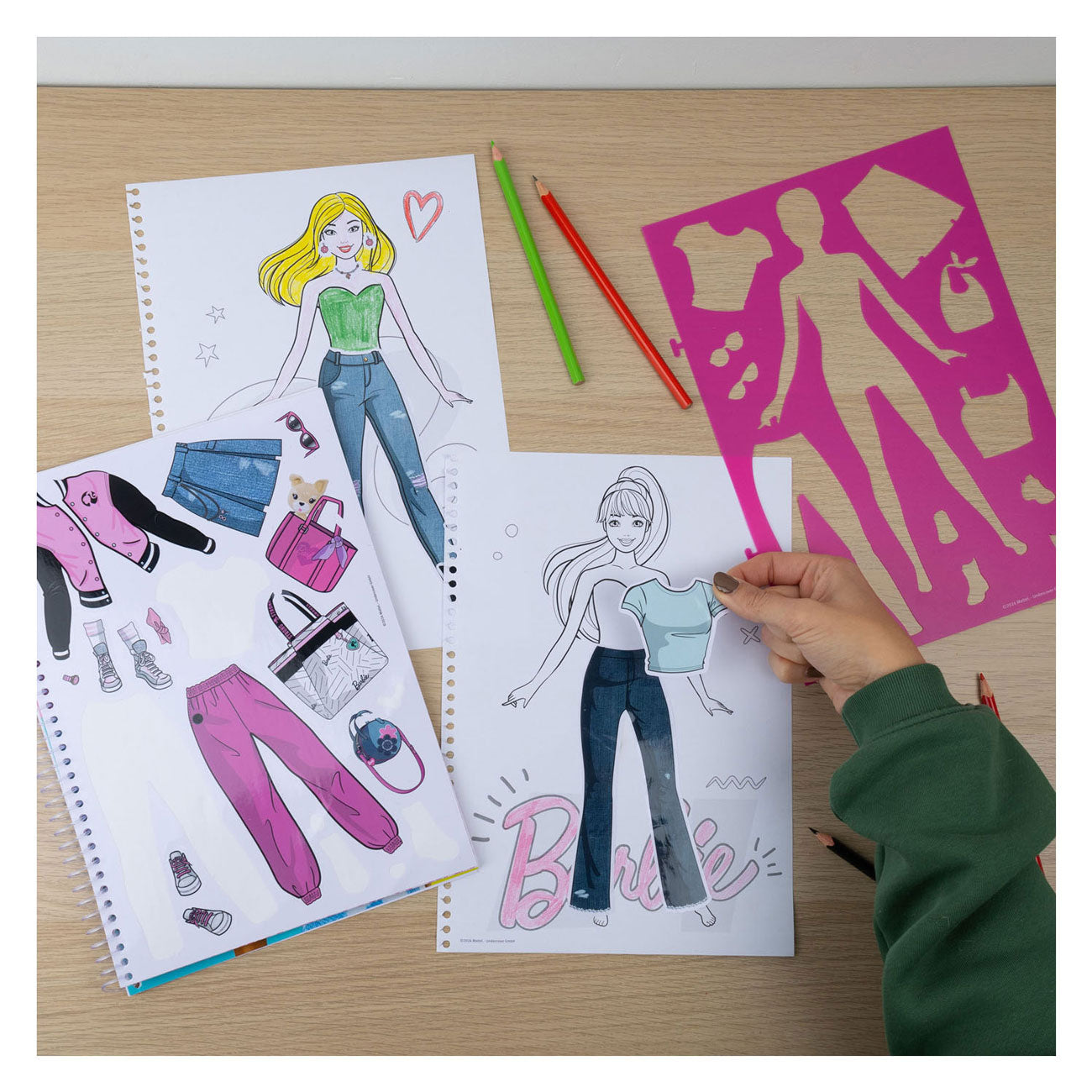 Set de artesanía de diseñador de moda encubierto