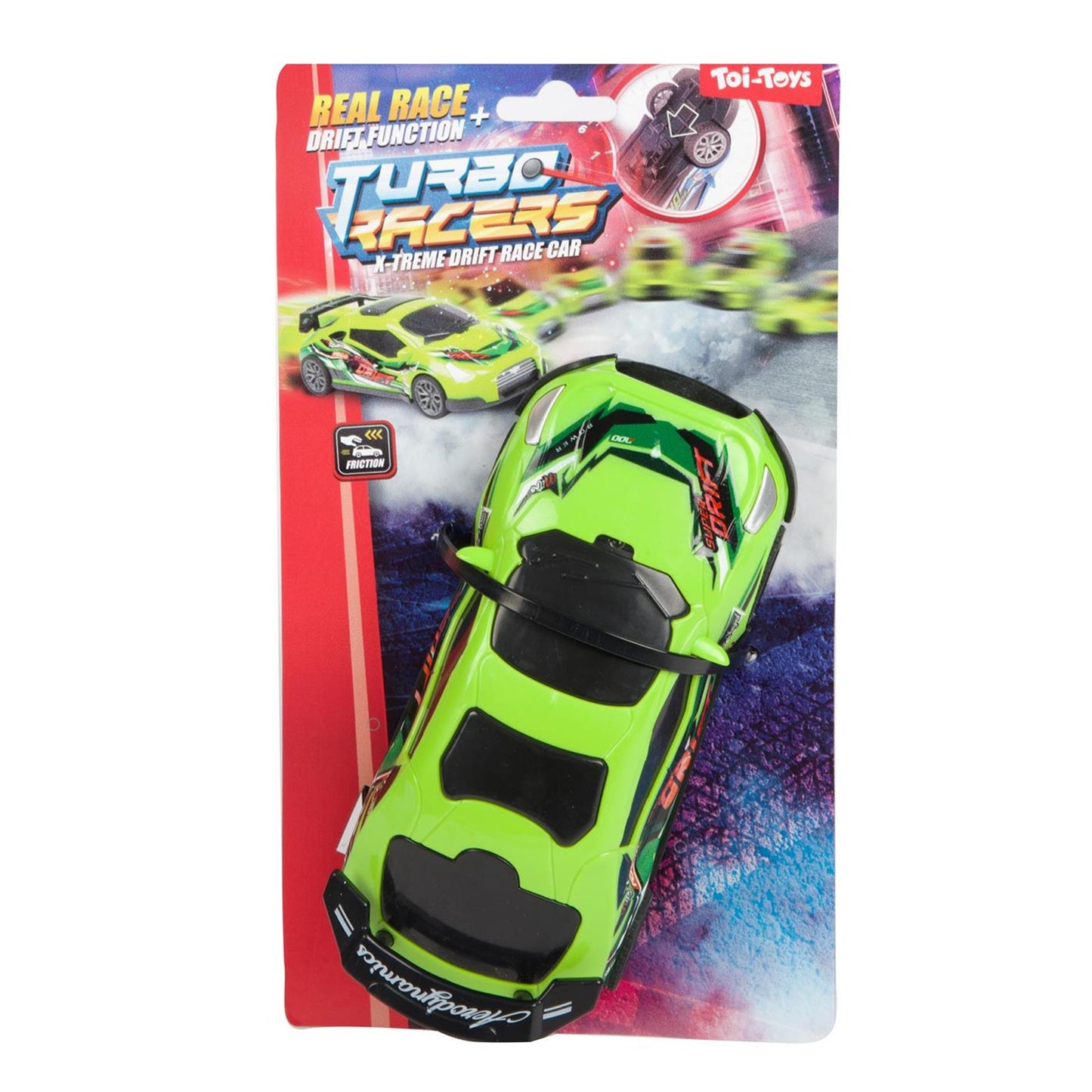 Toi-Toys Turbo Racers Racing Auto Attrito e Drift Function