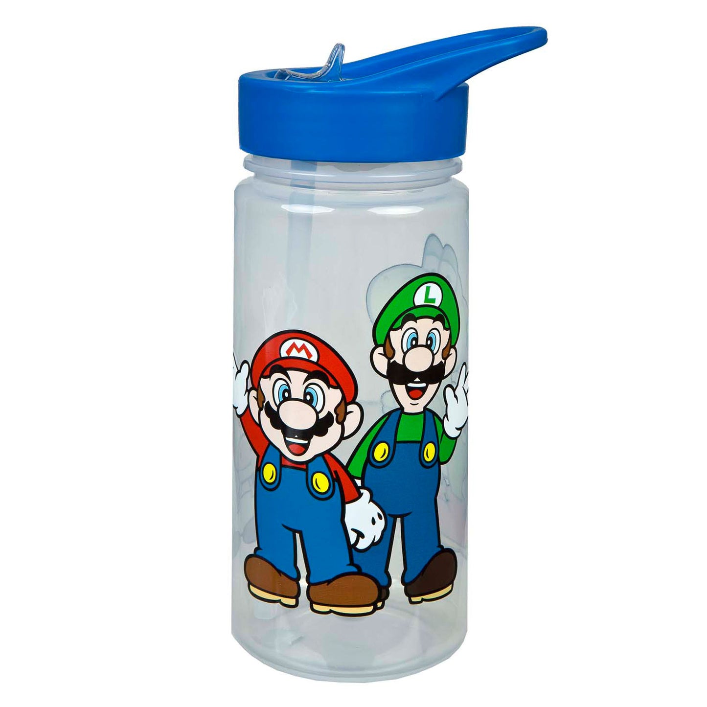 Panno sotto copertura e bottiglia da bere super mario