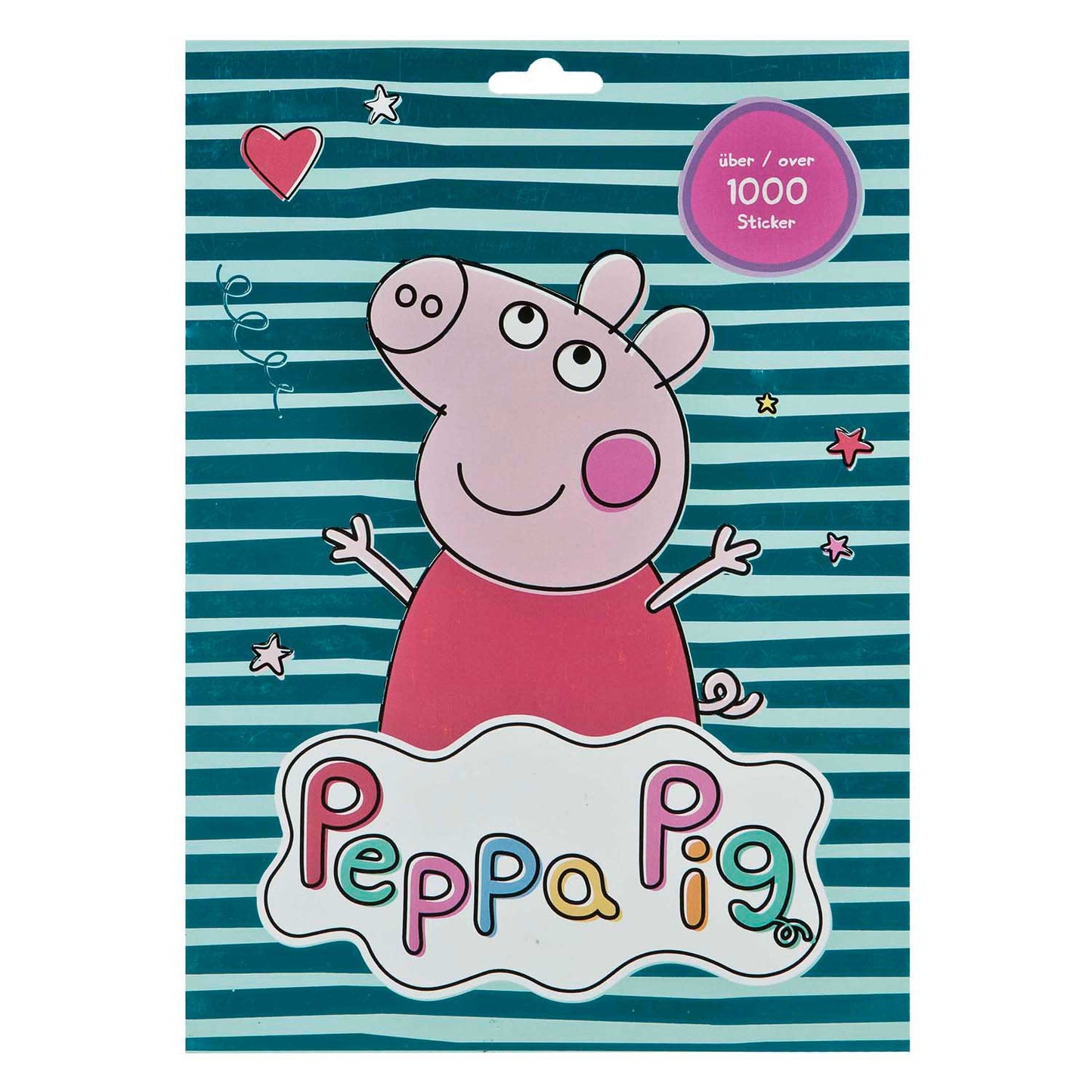 Fogli adesivi sotto copertura Peppa Pig - 1000st.