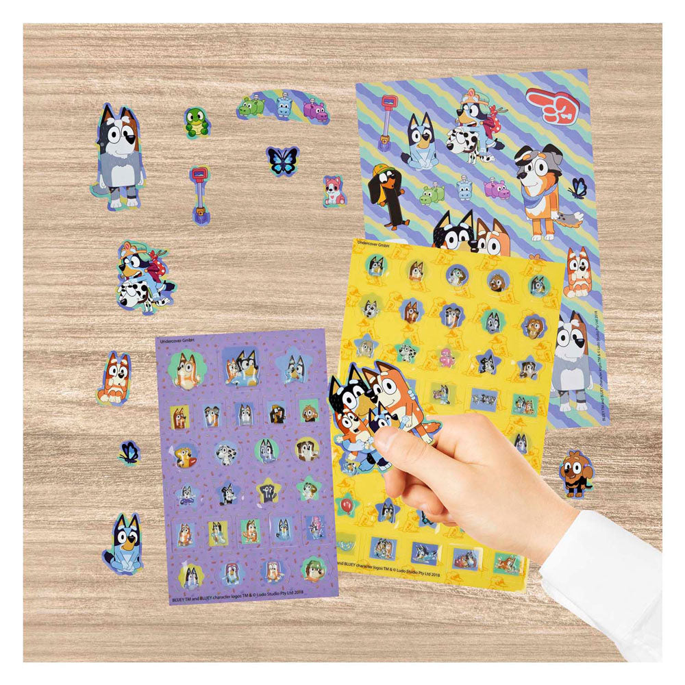 Set super adesivi Undercover blu - 500+pz.