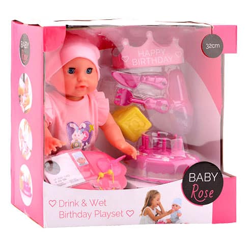 Amplificatore di bevande rose di cilgro; Atto di gioco di compleanno
