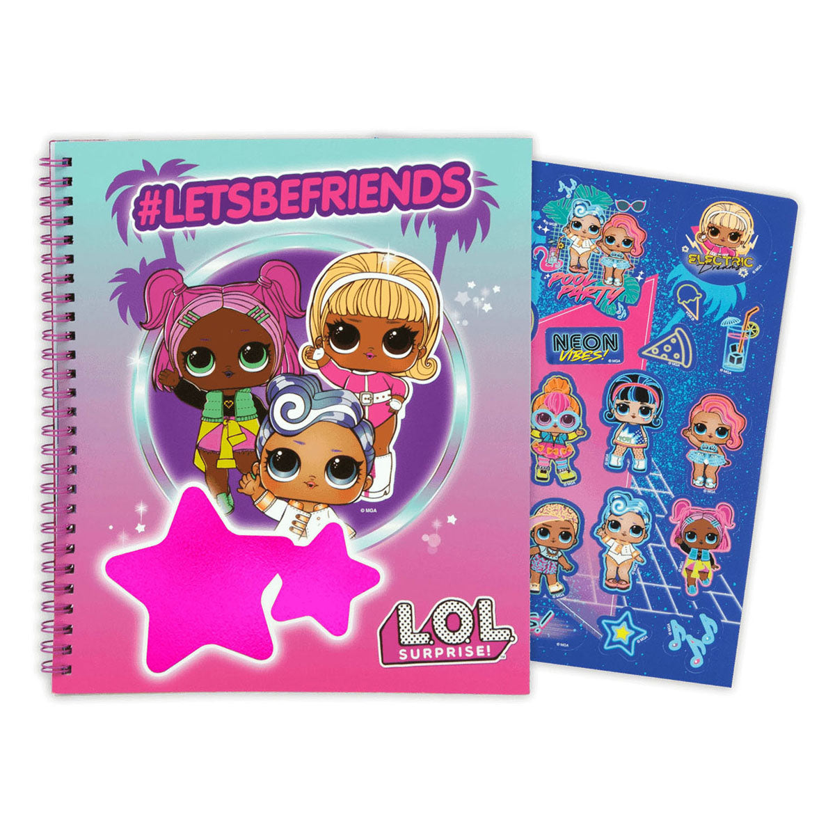 LOL. Notebook con foglio adesivo