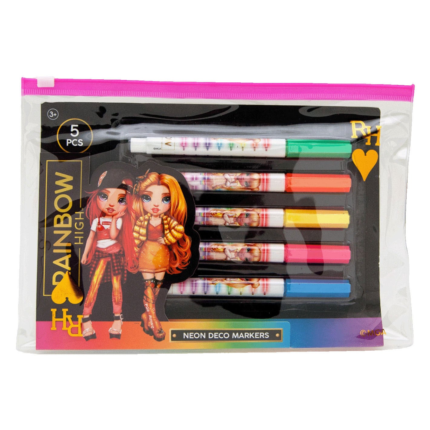 Rainbow High Rainbow High Neon FIENT -TIP PENS, 5º.