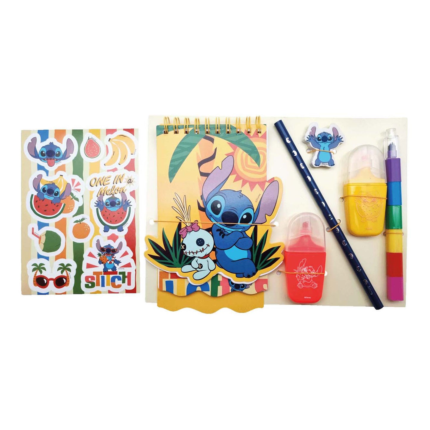 Astuccio in peluche Stitch pieno