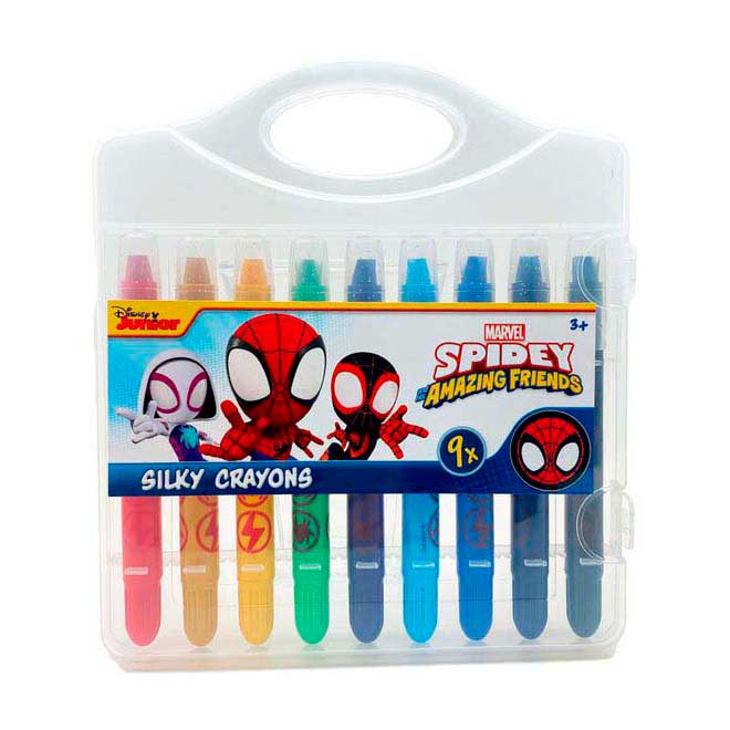 Pastelli gel setosi Disney Spidey - 9 pz