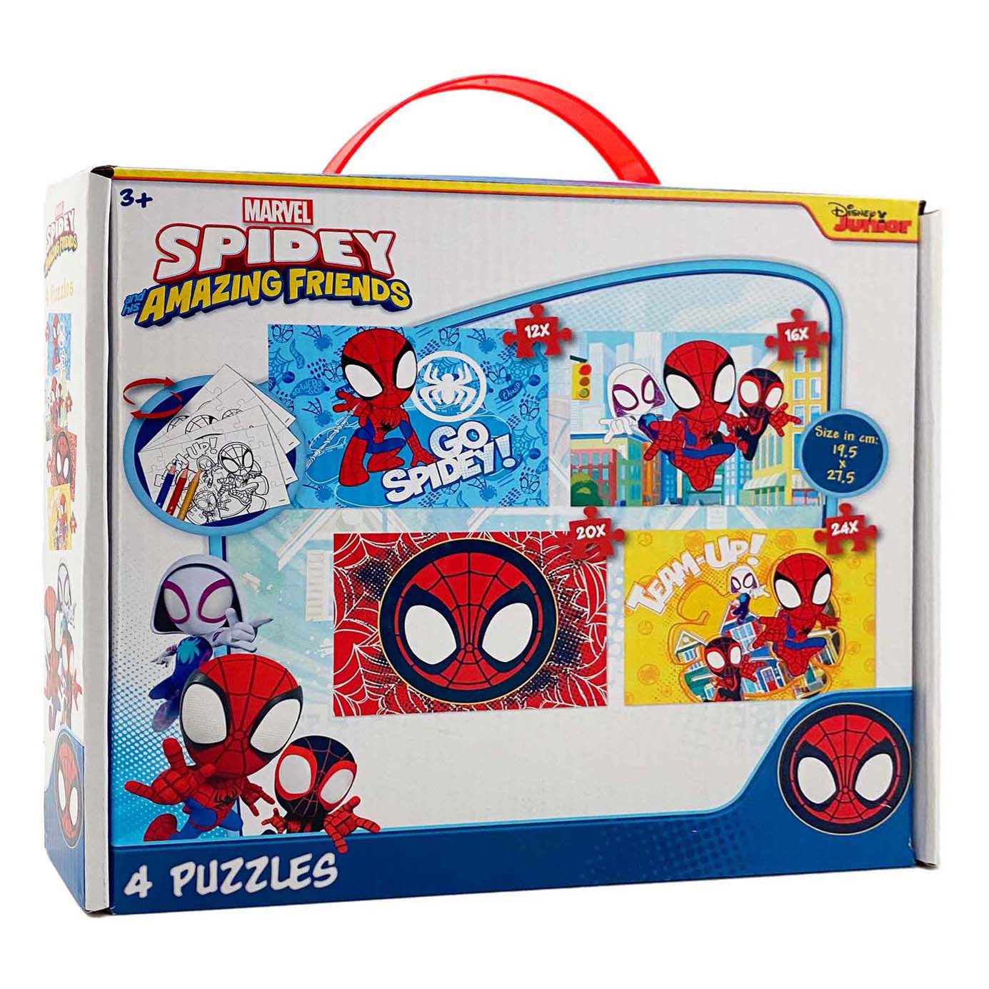 Toyland Spidey 4 puzzle in set