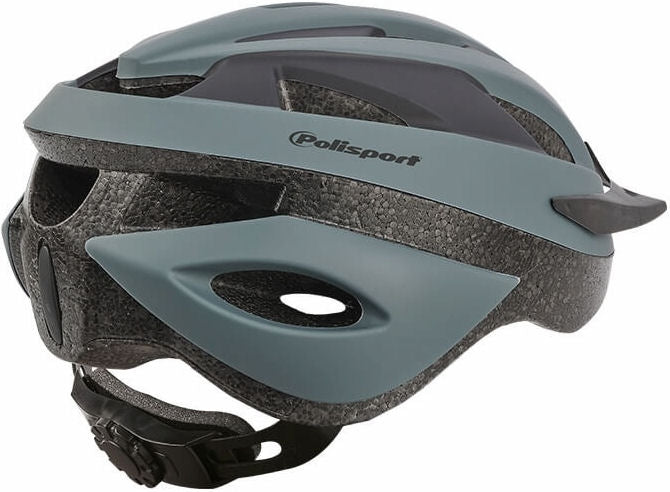Sportride de casco para bicicletas PoliSport MTB M (54-58 cm) Gris oscuro Matt Black