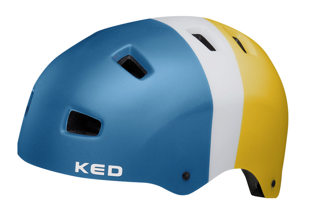 Casco de bicicleta Ked 5fgoudty L (57-62cm) - 3 colgouds retro niño