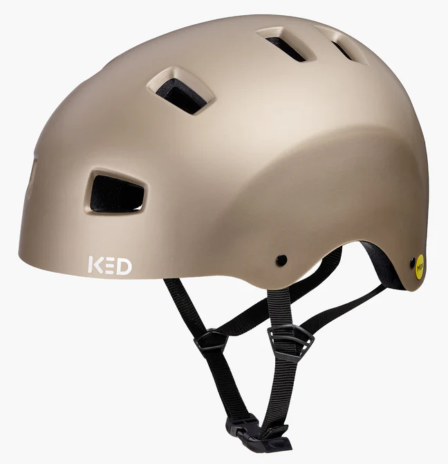 Casco da bicicletta Ked Citro L (57-62 cm) - Matt metallico d'oro