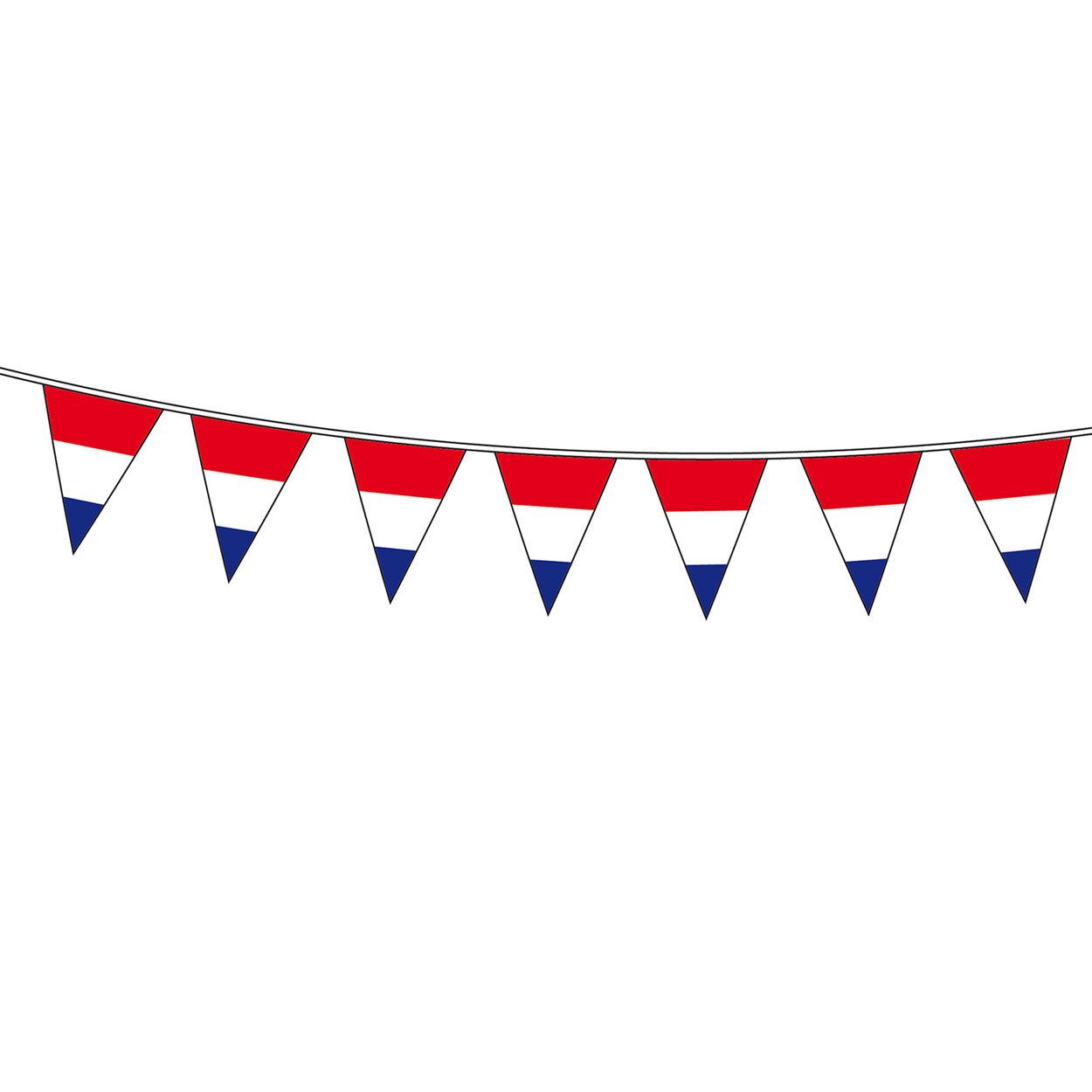Línea de bandera RWB, 10mtr.