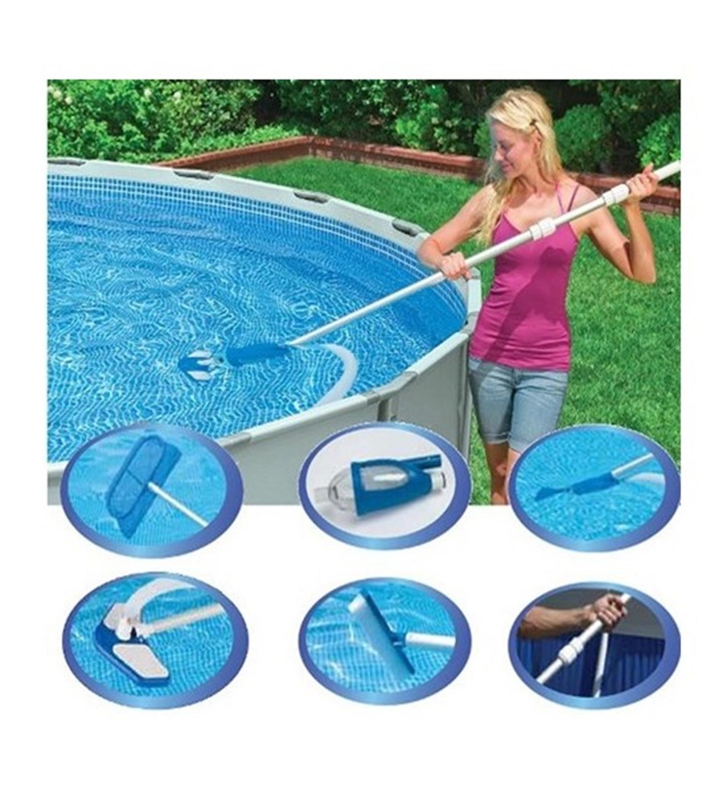 Set di manutenzione della piscina Intex Deluxe