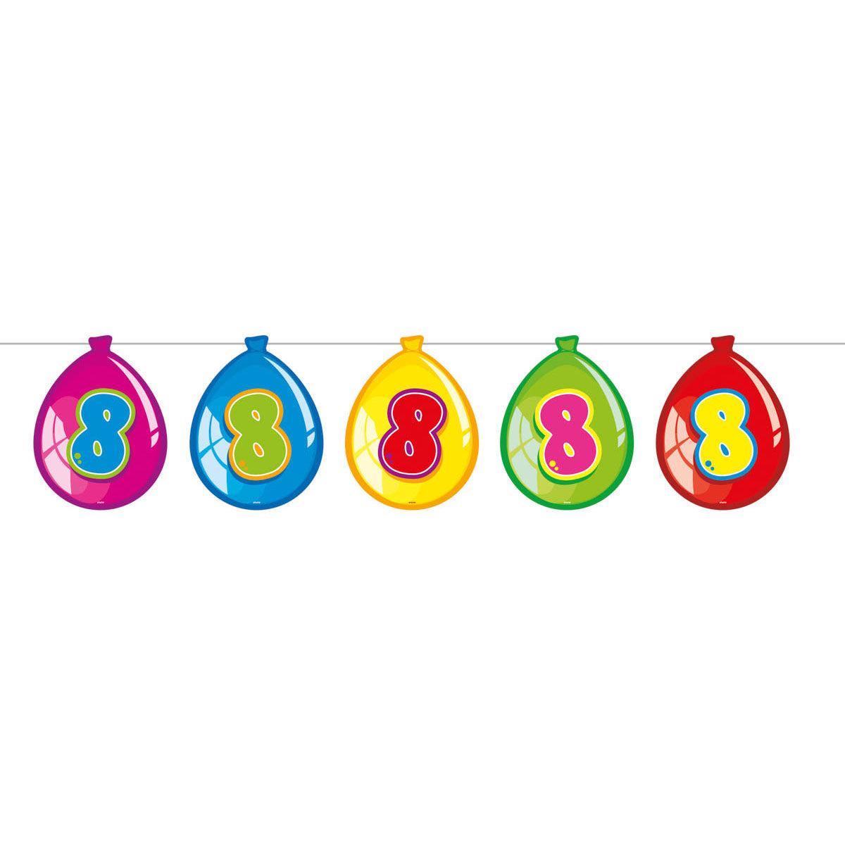 Flag Line Globos 8 años, 10mtr.
