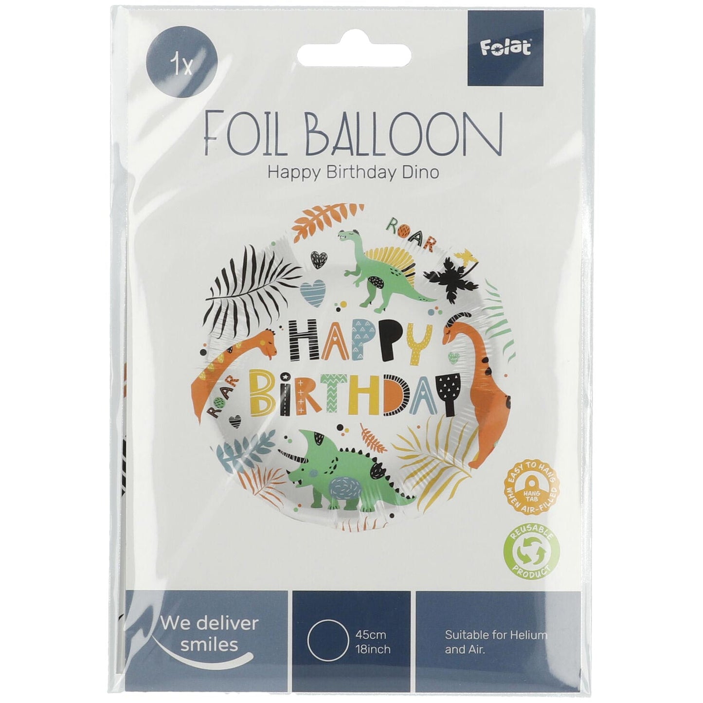 Foil globo Dinosaurus 45 cm