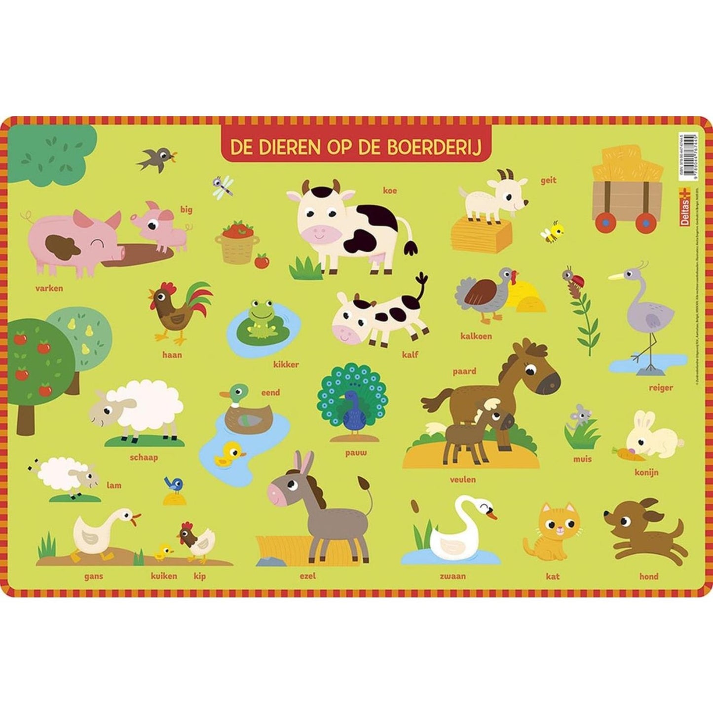 Montaña rusa Deltas - los animales de la granja