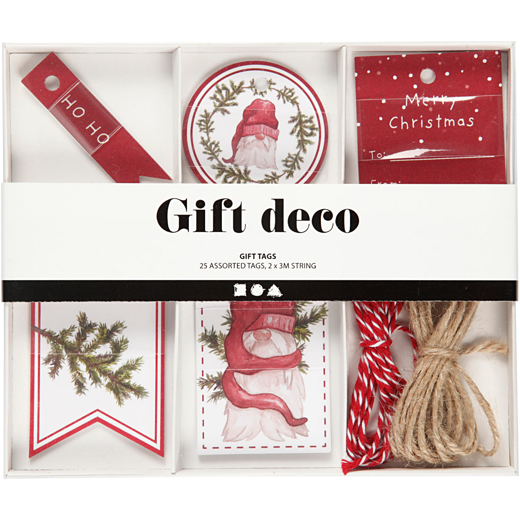 Set etichette regalo aziendali Creativ, 250 gr, 1 set