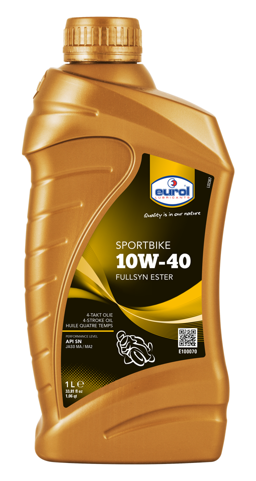 Eurol Volintético Motor Oil SportBike 10W-40 para motocicletas de 4 tiempos