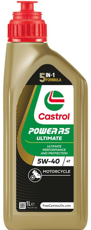 Castrol Oil RS Racing 4T 5W-40 bottiglia a 1 litro
