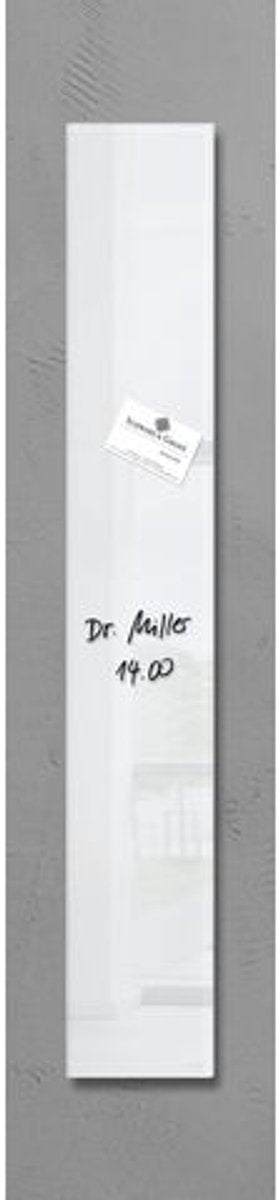 Sigel glasmagneetbord - artverum - 12x78cm - superwit - si-gl101