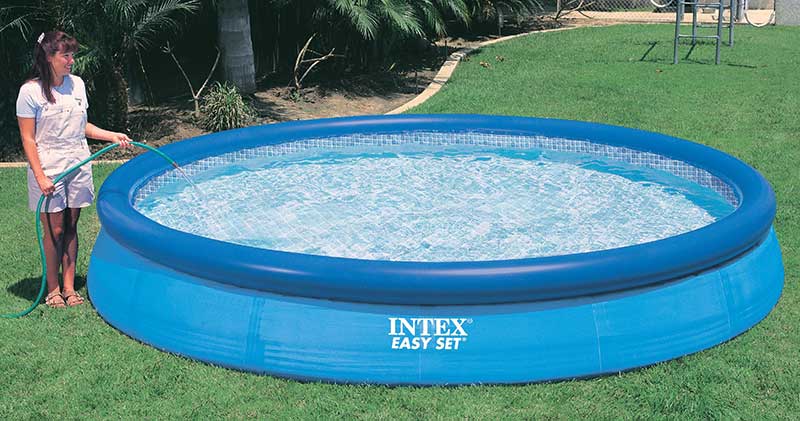 Piscina Intex facile set 366 x 76 cm -Con da 12 volt pompa filtro