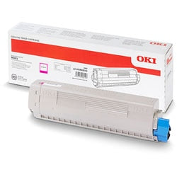 Cartucho de toner oki mc873 original magenta
