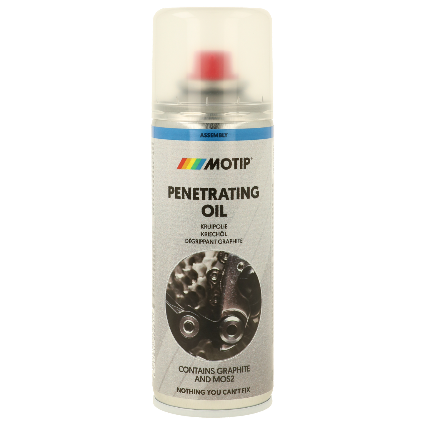 Spray per ciclismo per motip olio penetrante