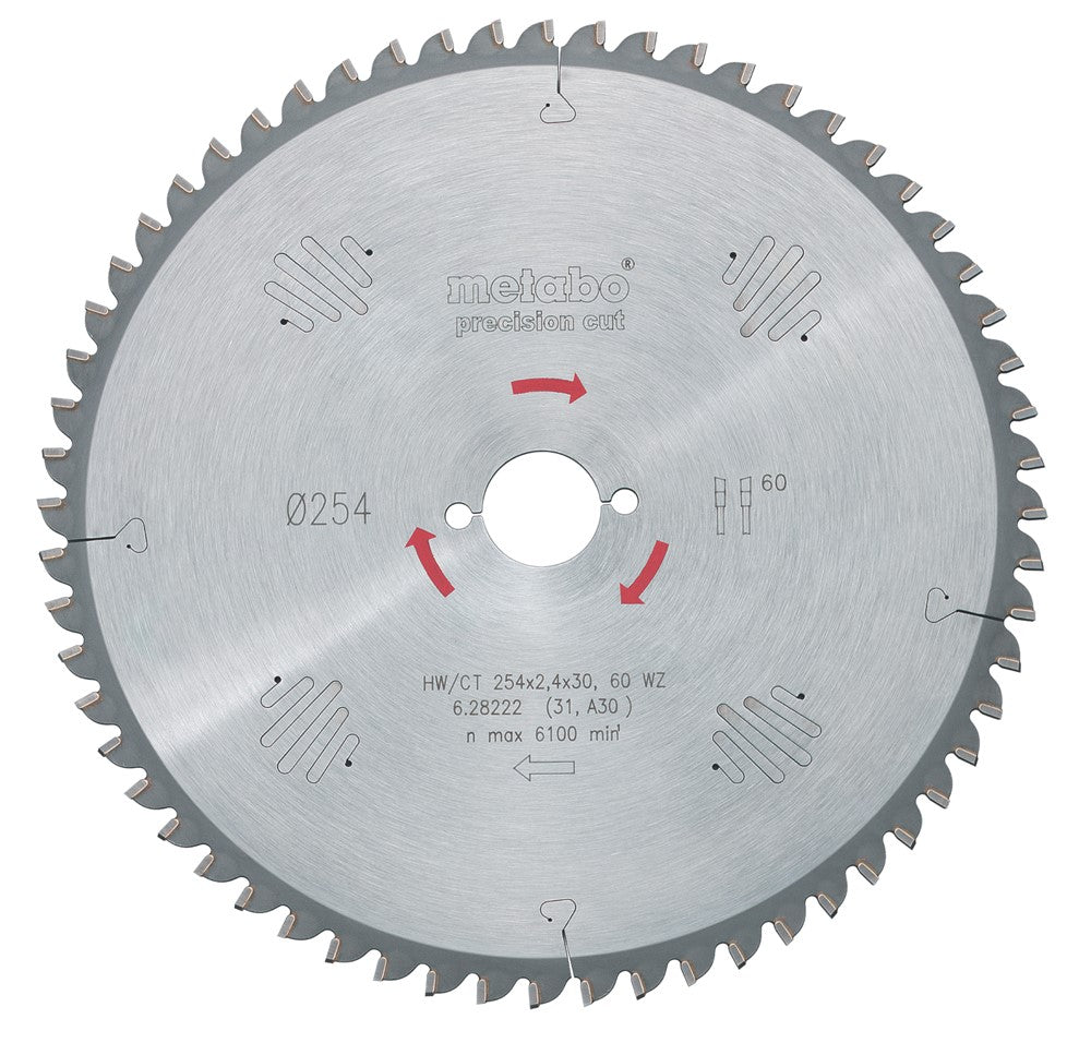 Accesorios Metabo hoja de sierra circular hw ct ø 315x30, 48 wz - 628224000