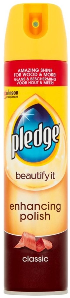 Spray brillante para madera Pledge - 250ml