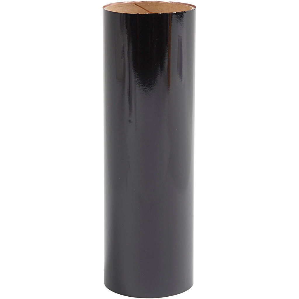 Pellicola decorativa Creativ Company, l: 15,5 cm, spessore 0,02 mm, nera, 50 cm 1 rotolo
