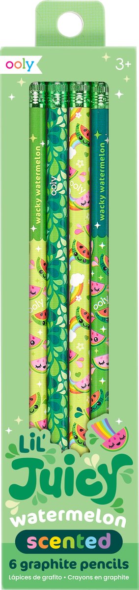 Ooly - lil juice - Matite profumate all'anguria - 6 pezzi