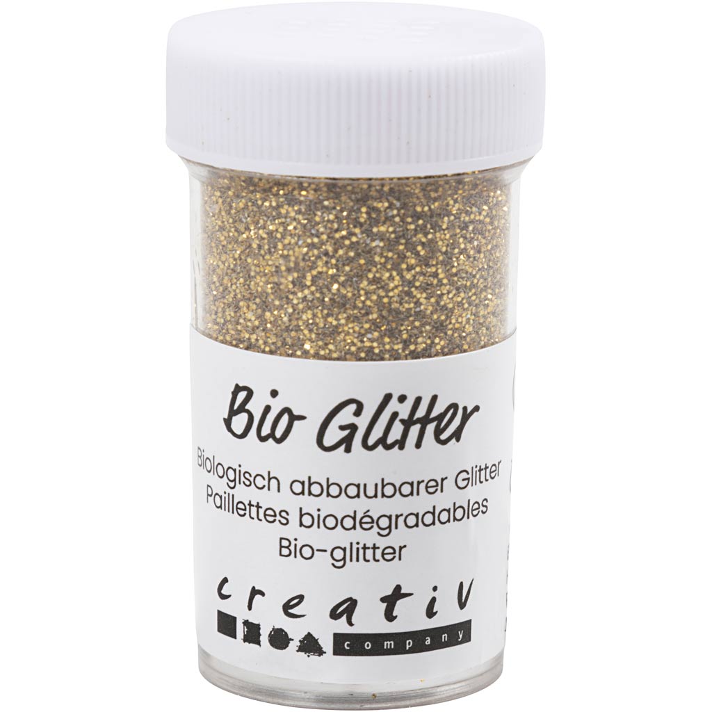 Creativ company bio sparkles, oro, 27 ml 1 scatola