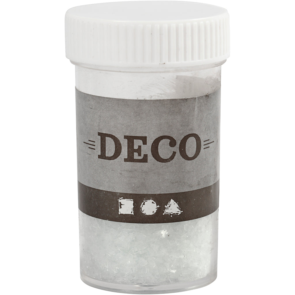 Glitter Creative Company, misura 1-3 mm, trasparente, 30 gr 1 scatola