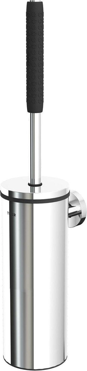 Scopino per WC Tiger Boston Comfort Safety con supporto - acciaio inossidabile lucido